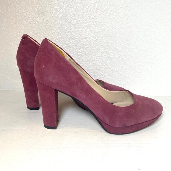 Clarks Women's Heels in Deep Pink - Picture 3 of 7